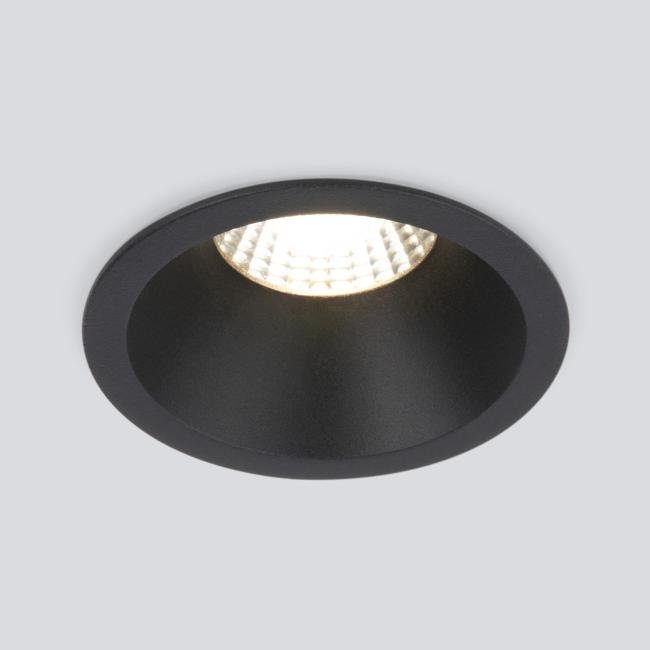 15266/LED 7W 4200K BK черный Встраиваемый светильник Elektrostandard 15266 15266/LED 7W 4200K BK черный