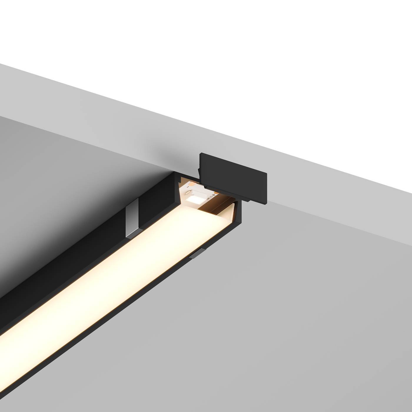 HSBL_0196 Накладной профиль для светодиодной ленты-2м, чёрный Hesby Lighting Line HSBL_0196