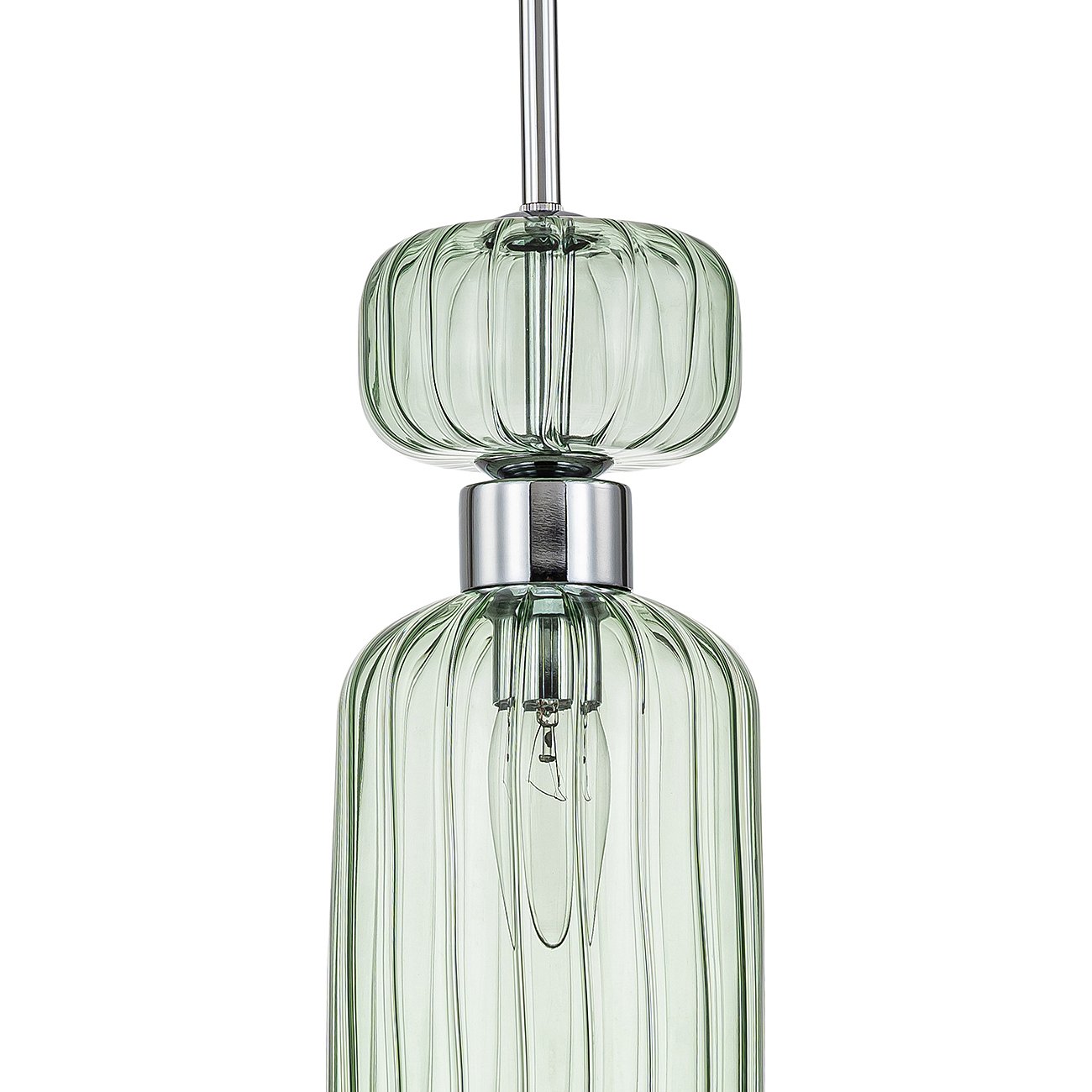 Светильник подвесной Escada Gloss 1141/1S Chrome/Green
