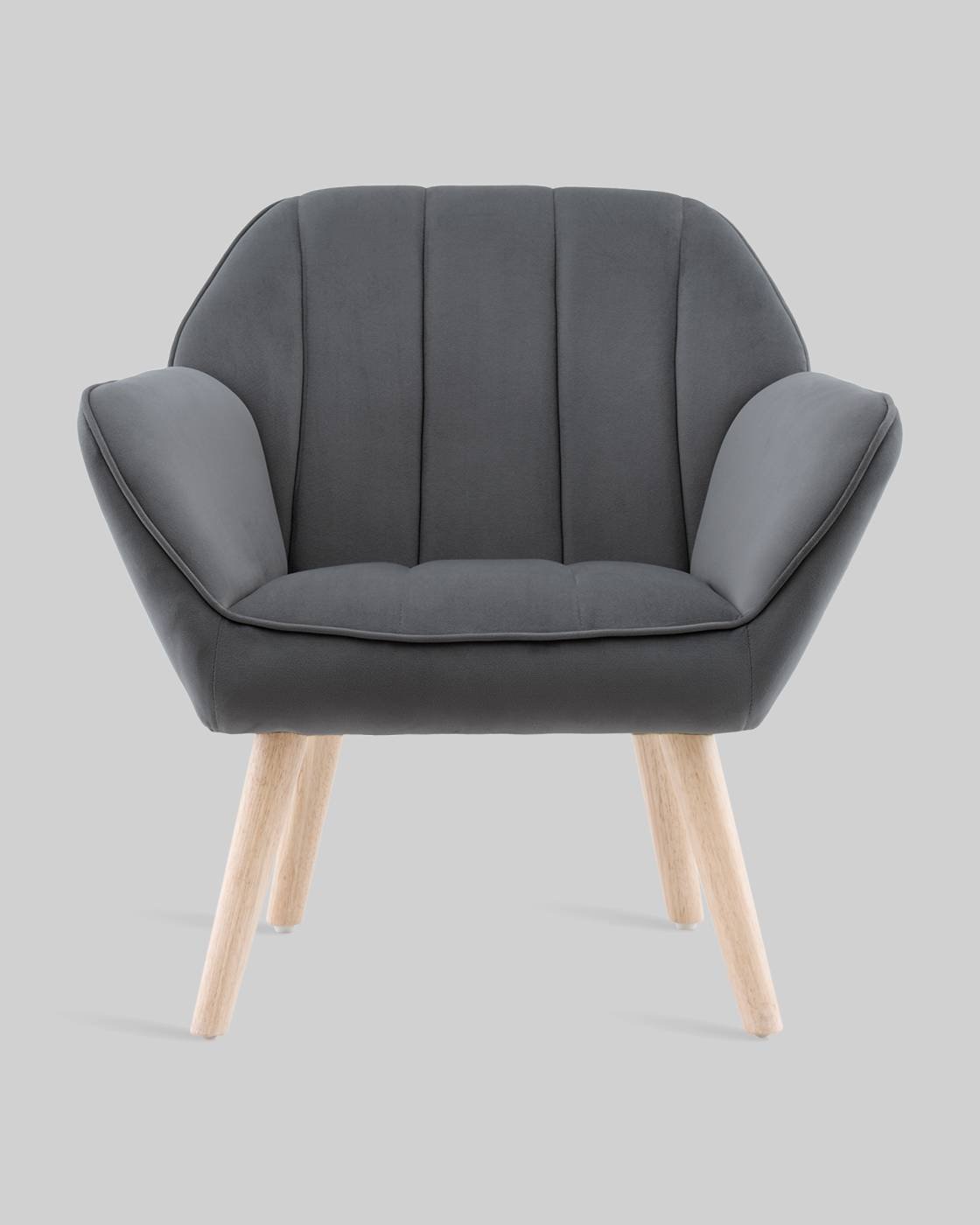 QH-2802K HLR-21 dark grey Кресло Stool Group Руди QH-2802K HLR-21 dark grey