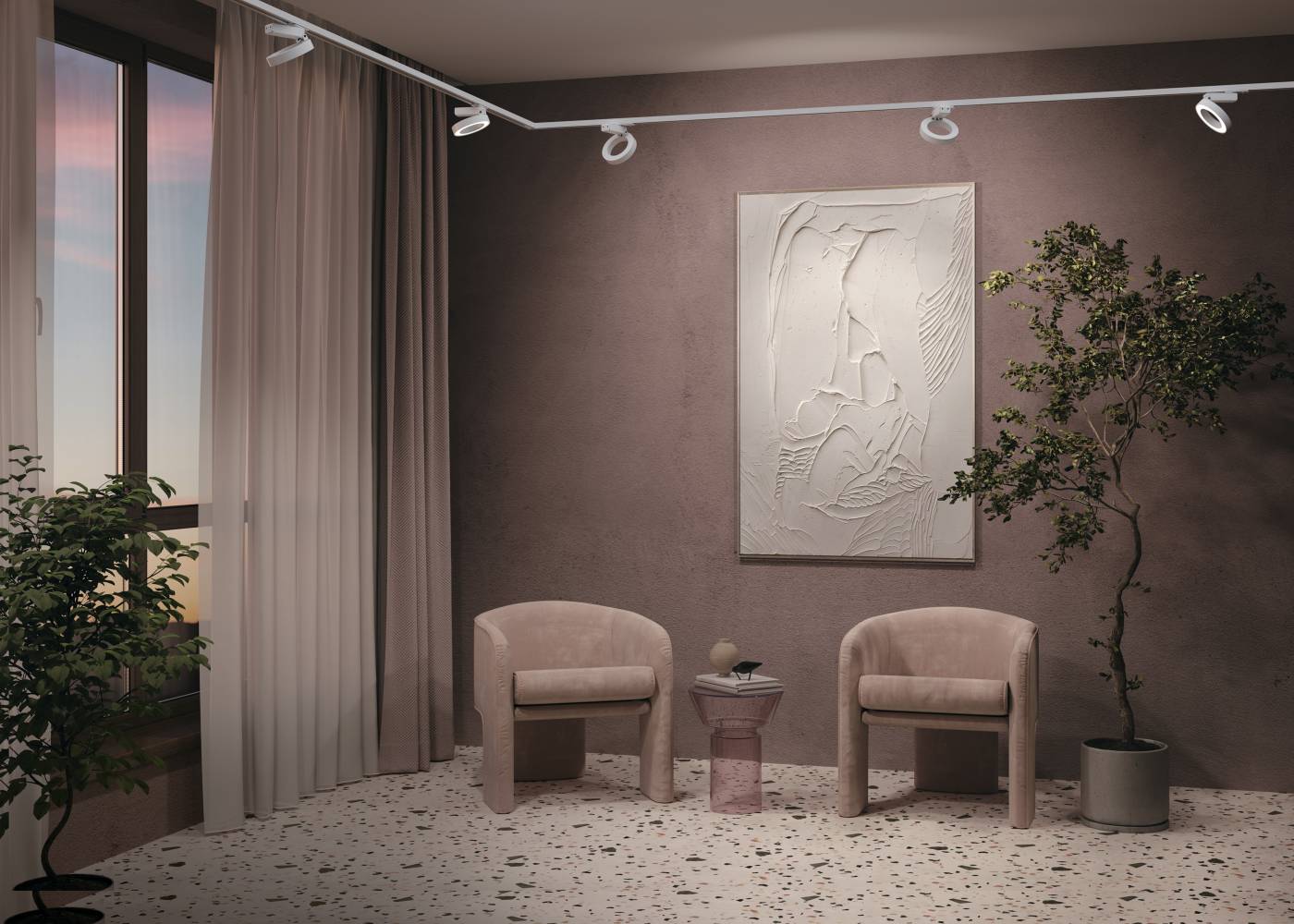 Трековый светильник Maytoni Rim Unity TR044-1-12W3K-W