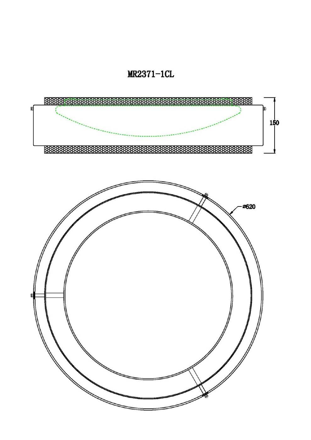 MR2371-1CL Светильник потолочный MyFar Anders MR2371-1CL