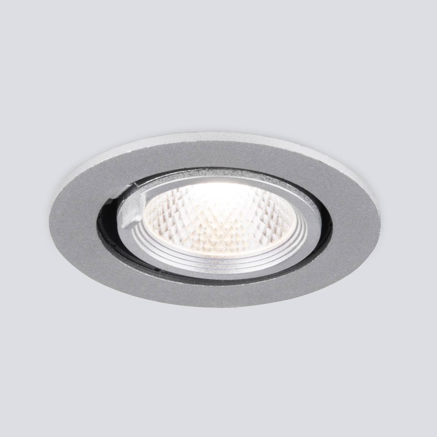 9918 LED 9W 4200K серебро Встраиваемый светильник Elektrostandard 9918 Led 9918 LED 9W 4200K серебро
