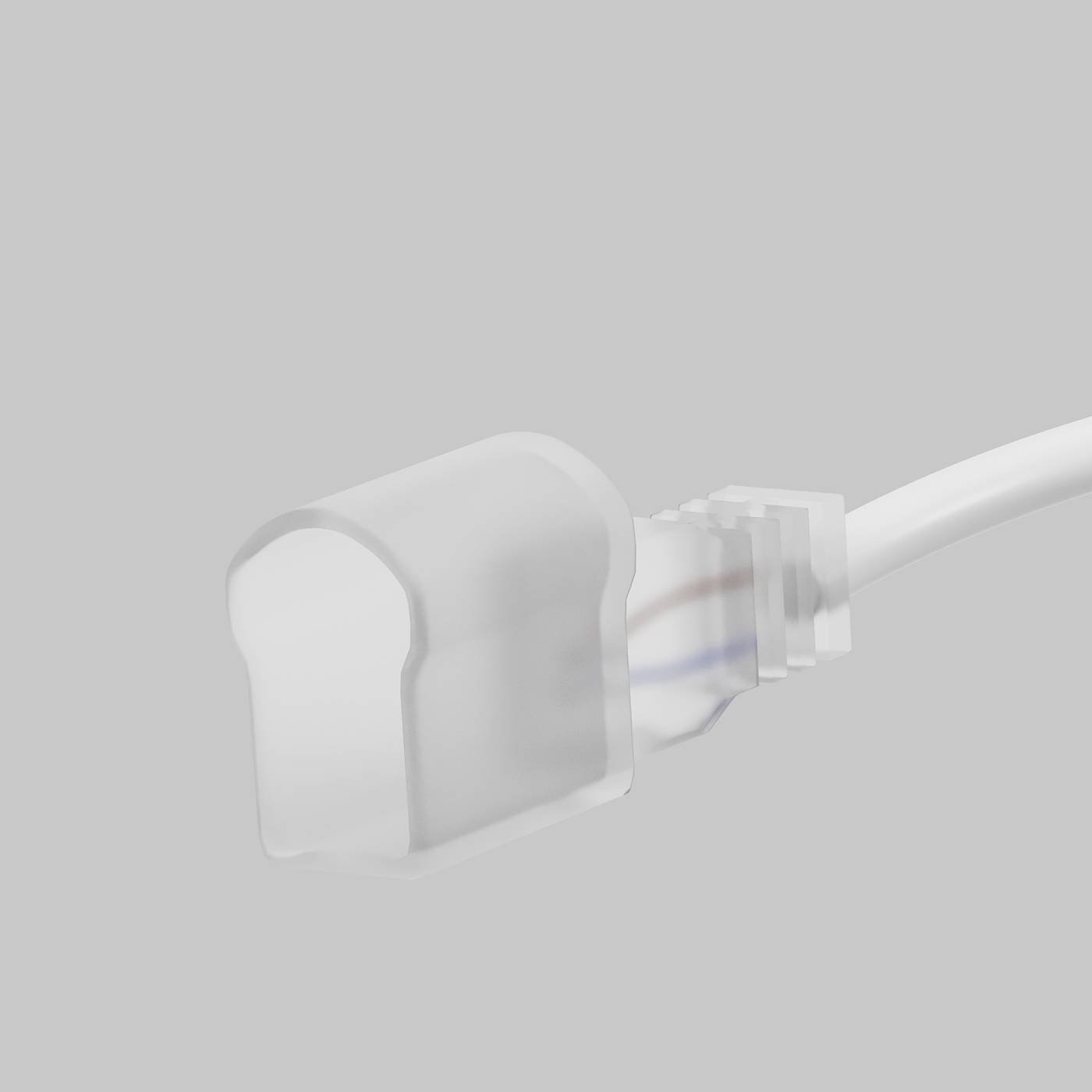 201236 Коннектор питания с сетевой вилкой для гибкого неона AC220V 25x13 мм Maytoni Гибкий неон 220В 201236