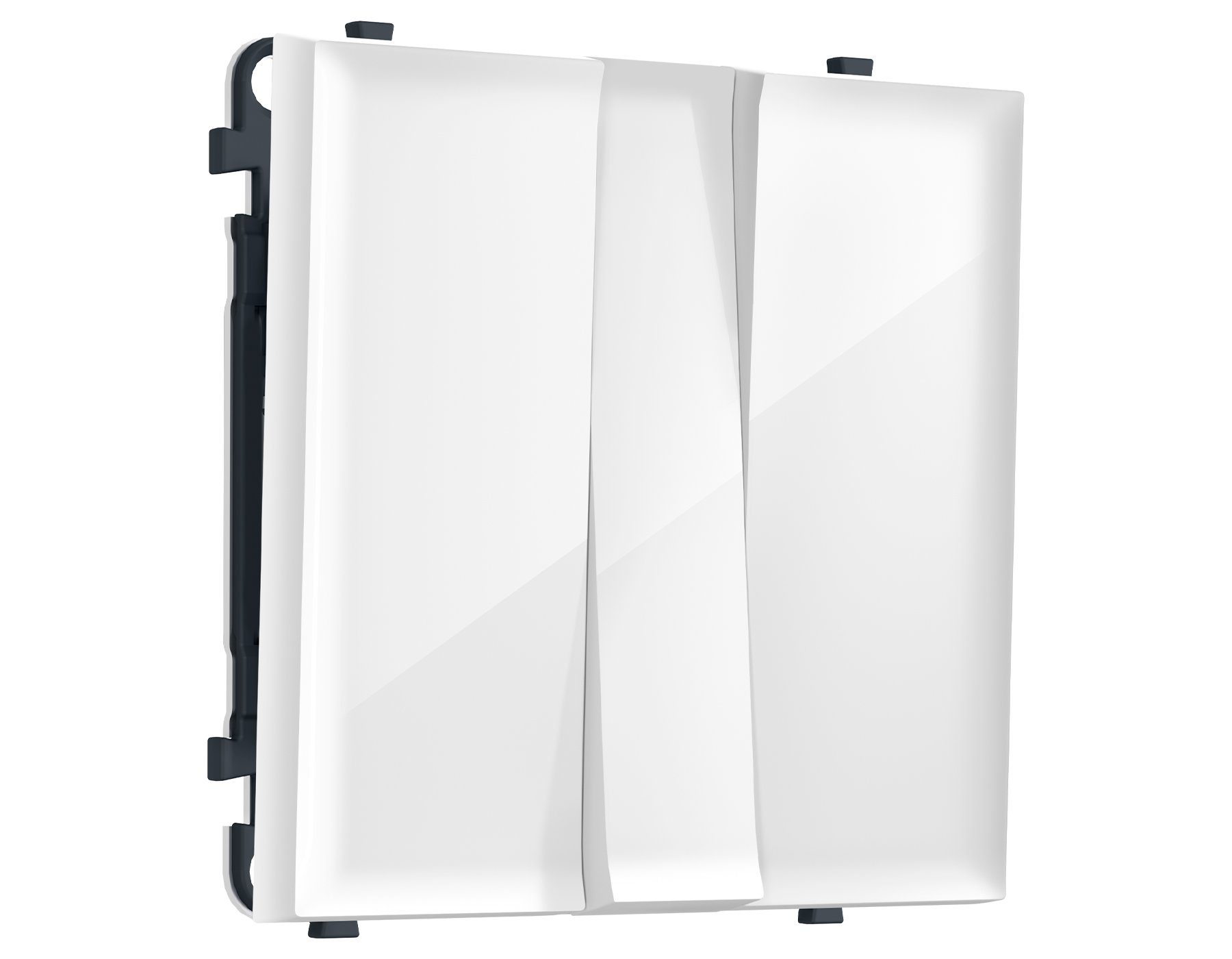 MS105010 MS105010 Комплект механизма 3-кл выключателя SIGMA Белый глянец 10A-250V QUANT PRO (SP1050, PR133)