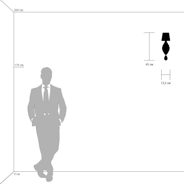 Настенное бра Osgona Ricerco 693614