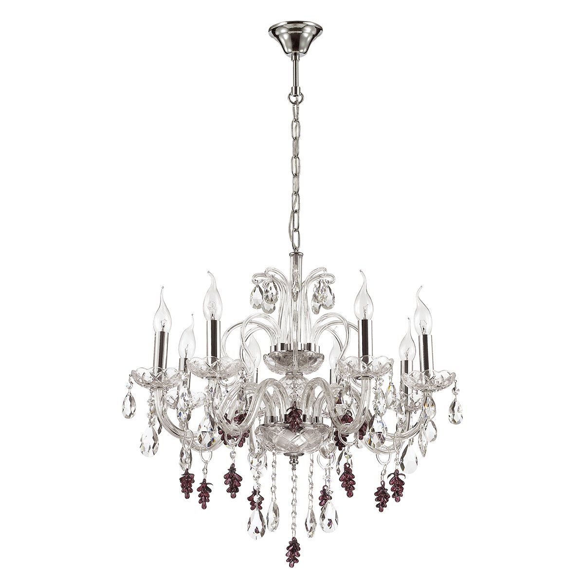 3946/8 Подвесная хрустальная люстра Bocciolo Odeon Light 3946/8
