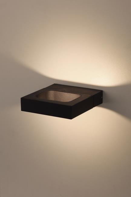 Уличный LED настенный светильник ЭРА WL2 BK