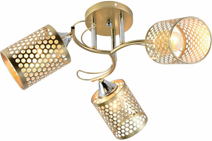 Потолочная люстра 01322-0.3-03 MATT GOLD+CR