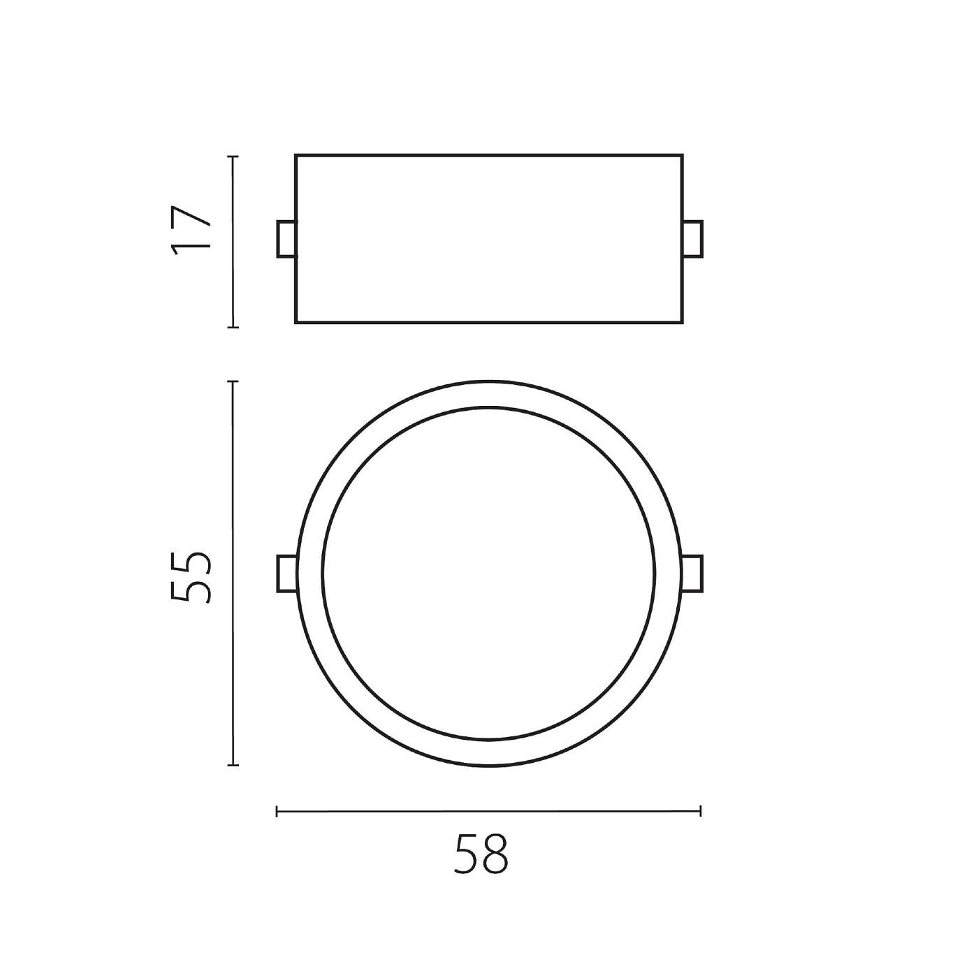 Кольцо фиксации лампы/LED модуля д/21450х-21460х Lightstar Domino 214007