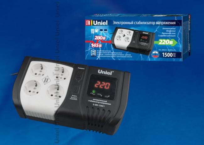 U-ARS-1500/1 Стабилизатор напряжения Uniel U-ARS-1500/1