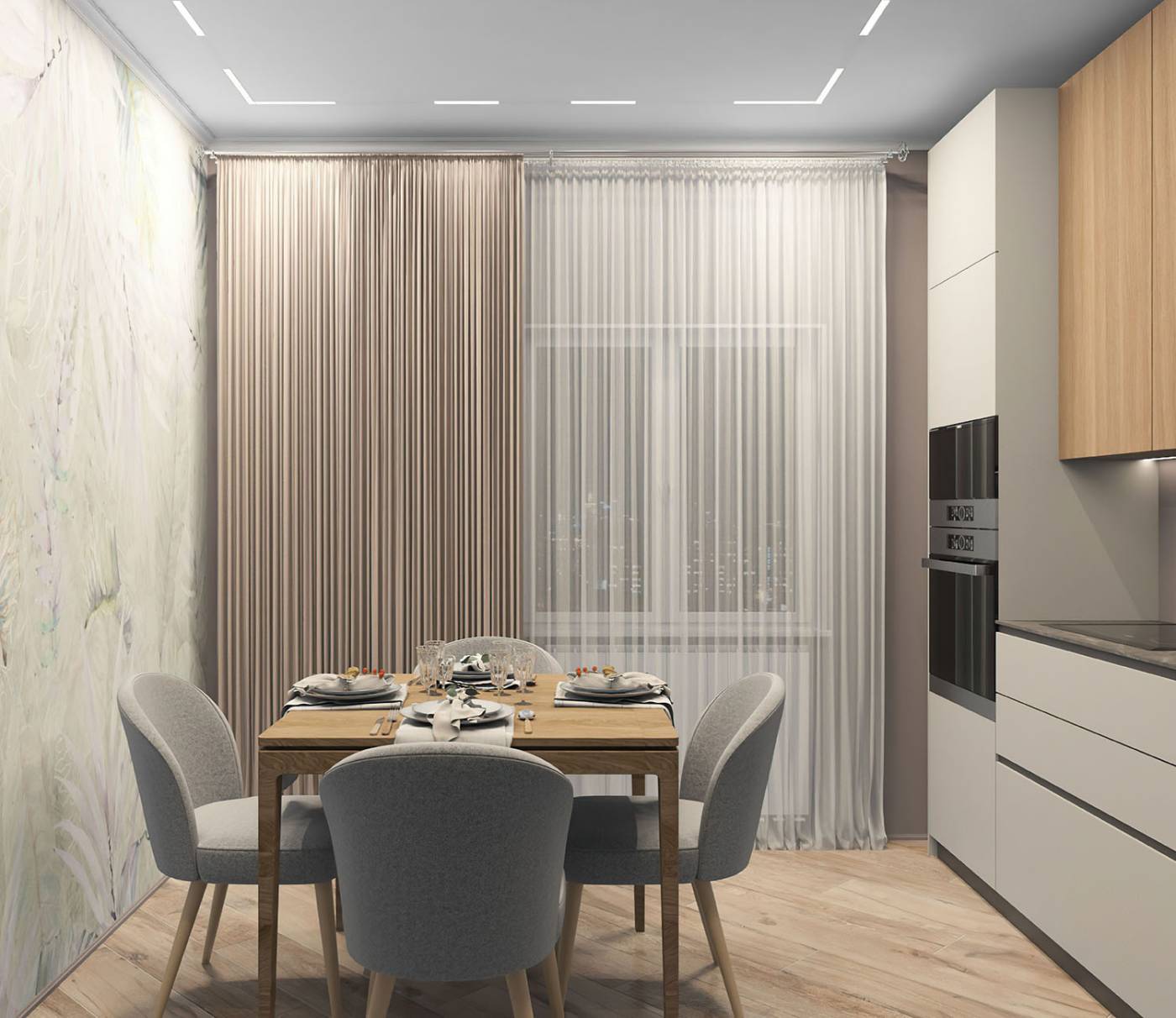 Трековый светильник Denkirs Smart Linear DK8003-WH