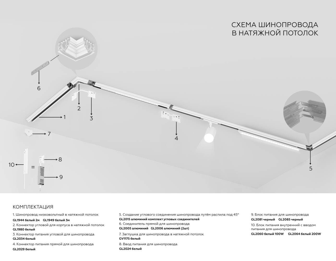 Шинопровод Ambrella GL1949