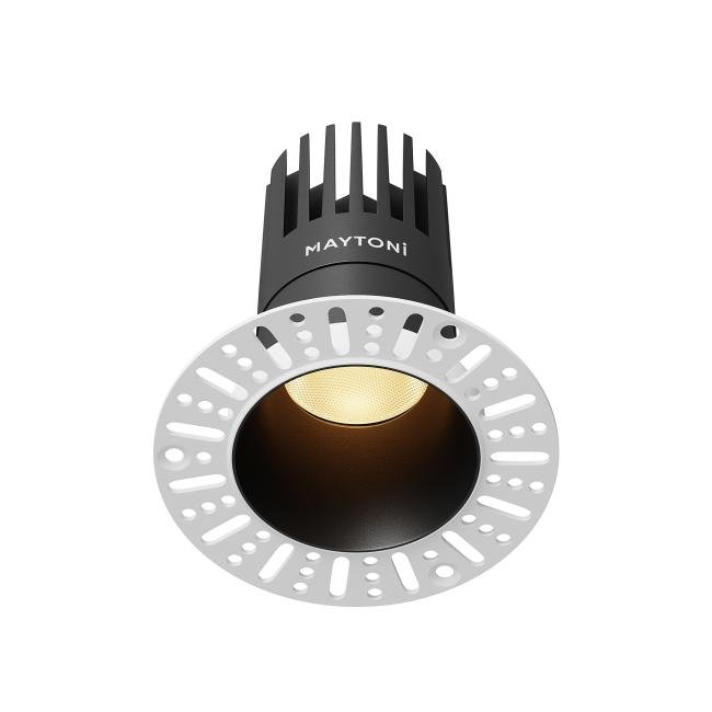 Встраиваемый светильник Maytoni Dip DL122-15W-2.7K-TRS-B