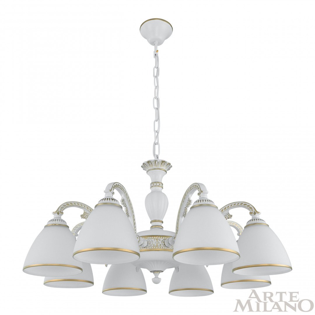 340837/8 WT+G Подвесная люстра Arte Milano Am340837 340837/8 WT+G