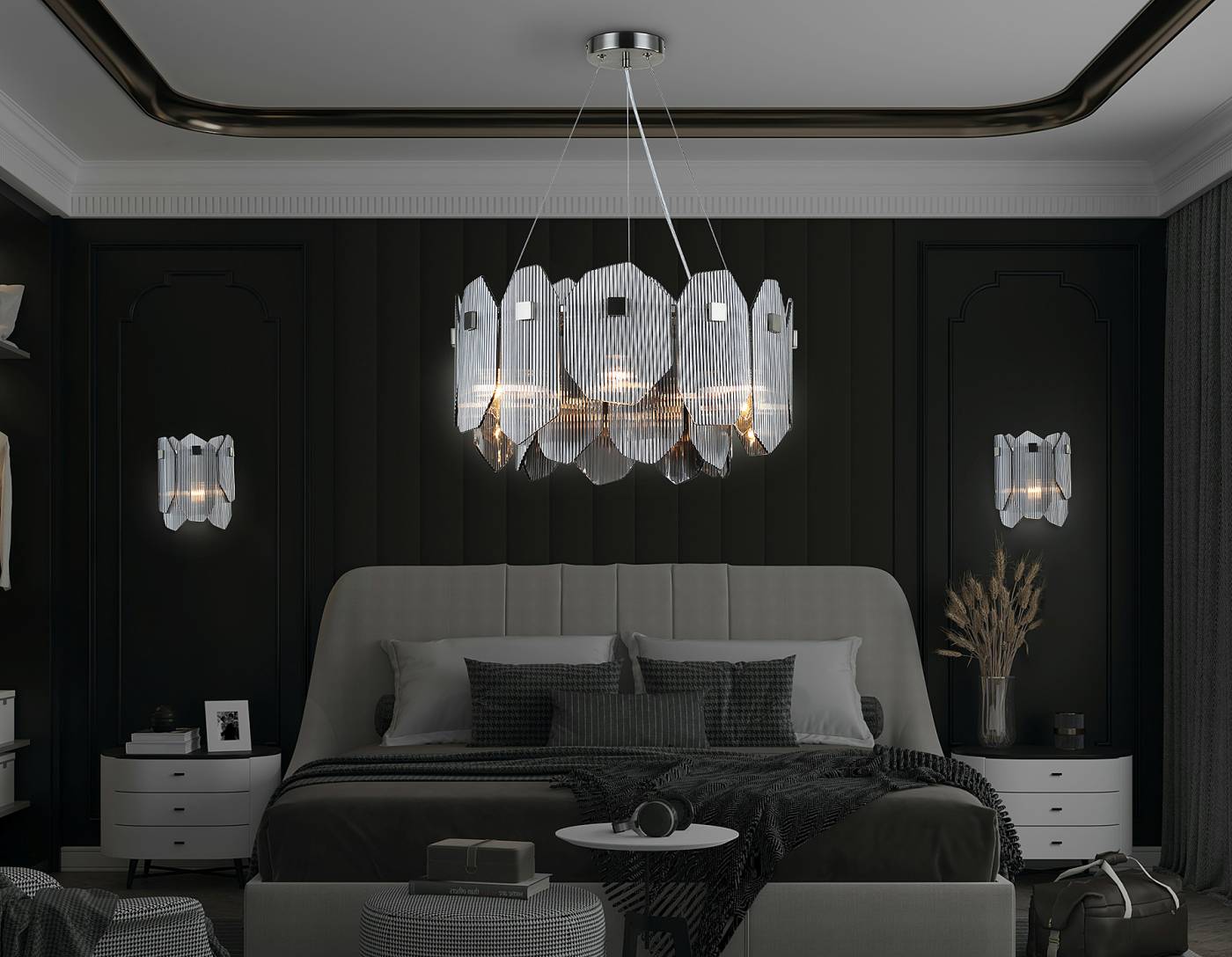 Подвесная люстра Ambrella Crystal LH31201