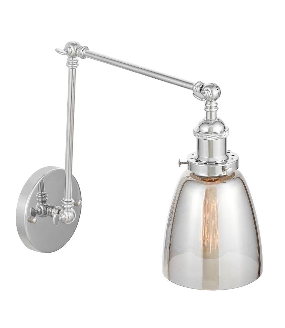 Настенное бра Lumina Deco Fabi LDW 6800-2 CHR+GY