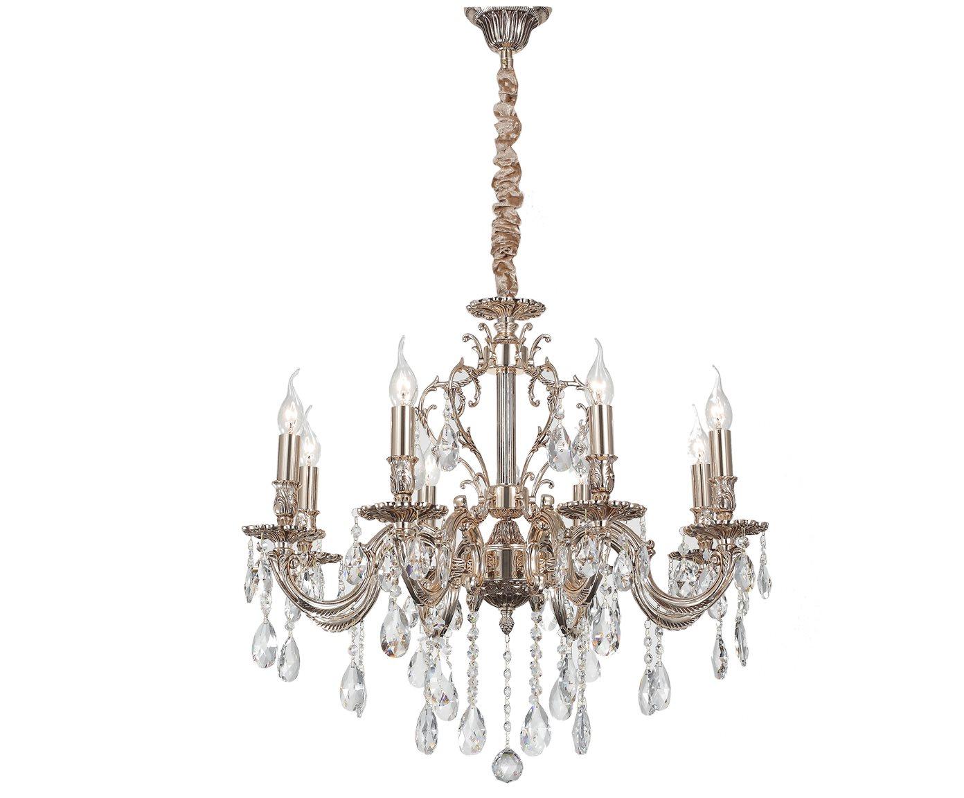 BARLETTA 1730.8 coffe gold Подвесная хрустальная люстра Barletta Lucia Tucci BARLETTA 1730.8 coffe gold