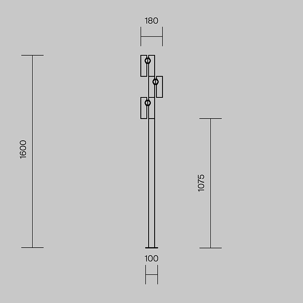 O494FL-L30B3K Уличный наземный светильник Maytoni Torq O494FL-L30B3K