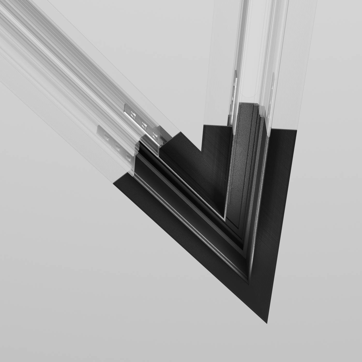 Угол-соединитель 45° встраиваемый Maytoni Exility TRA034CLS-42B