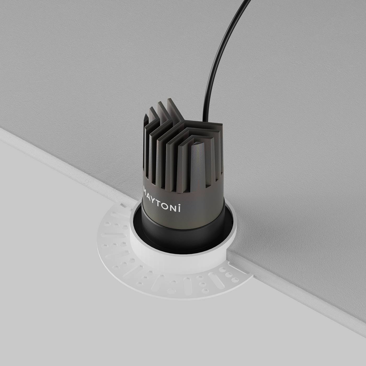 DL124-10W-4K-TRS-B Встраиваемый светильник Maytoni Dip DL124-10W-4K-TRS-B