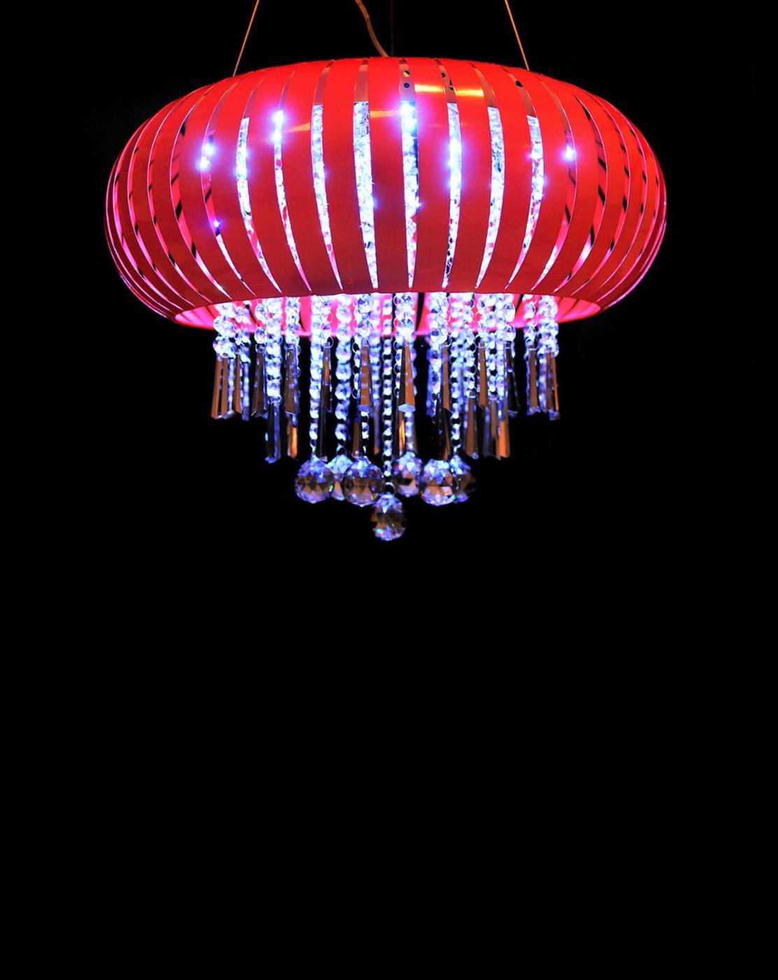 LDP 878 RD Подвесная хрустальная люстра Armada Lumina Deco LDP 878 RD