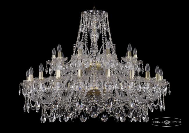 1411/20+10/400/2d G Подвесная хрустальная люстра 1411 Bohemia 1411/20+10/400/2d G