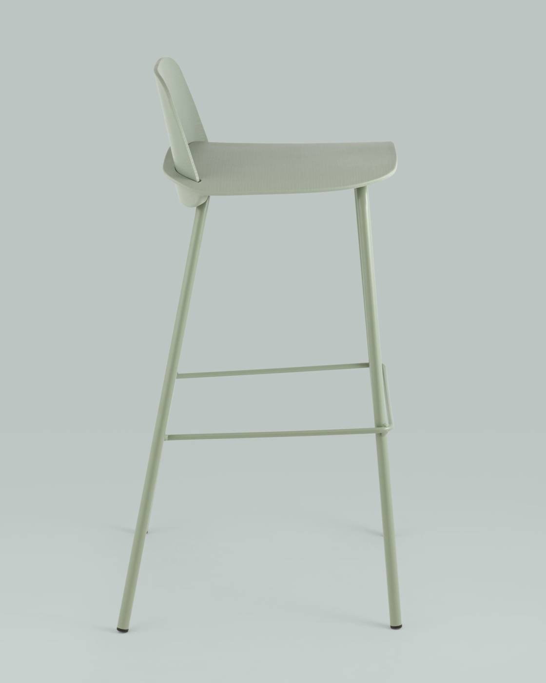 Комплект стульев Stool Group Mist 8063T 75 greyish green 70077 X4