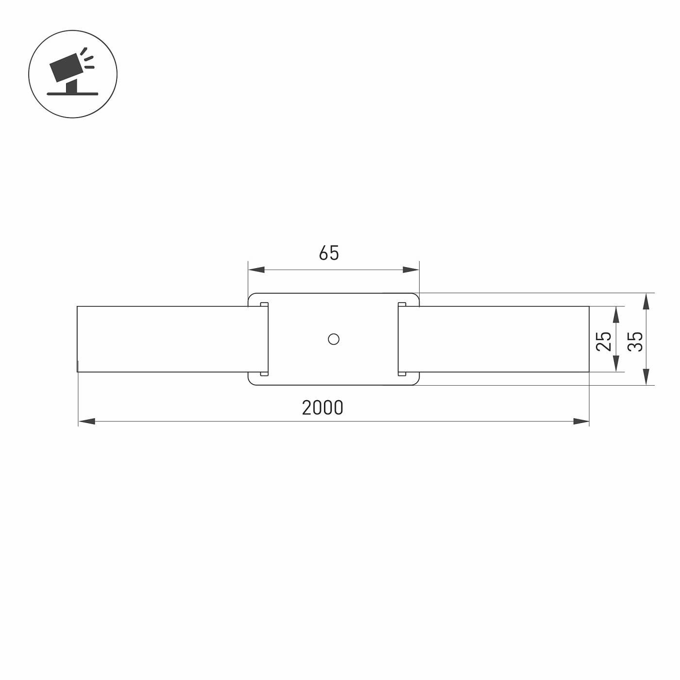 Основание из нержавеющей стали AISI 304 на нейлоновом ремне Arlight Accessories 032550