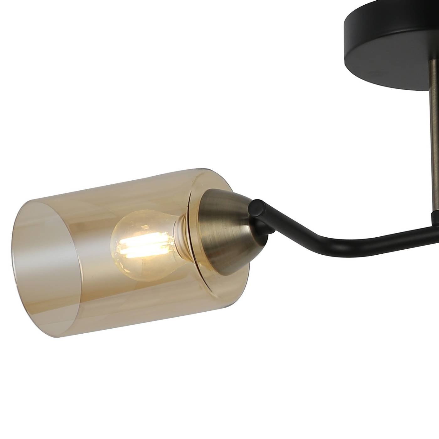 Потолочная люстра ILLUMICO IL8148-2COU-79 BK BR Bice