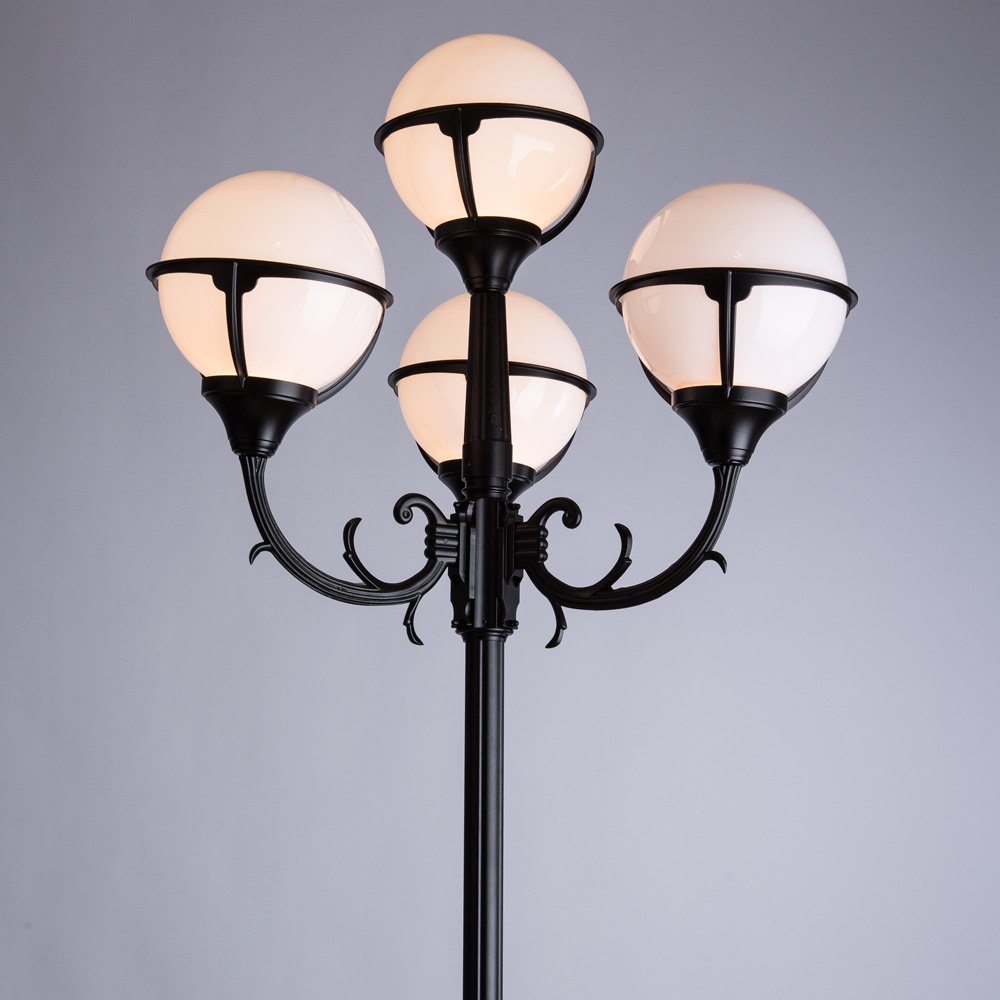 A1497PA-4BK Столб фонарный уличный Arte Lamp MONACO A1497PA-4BK