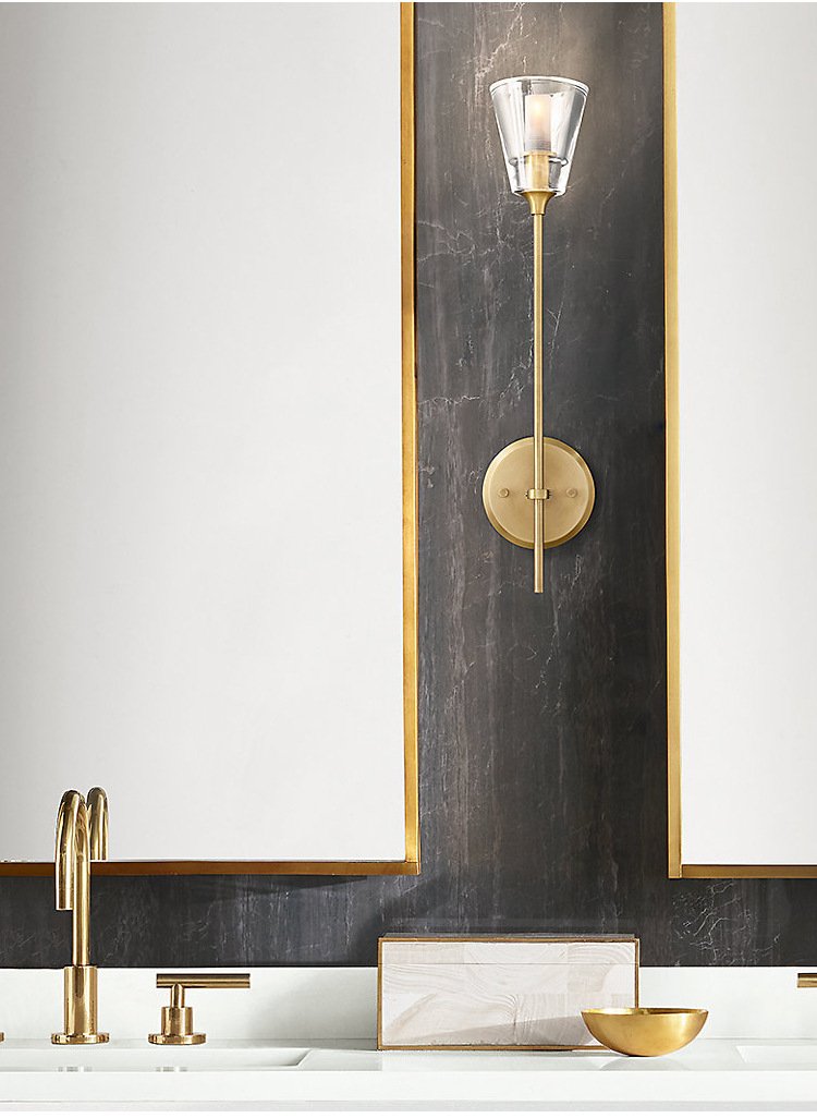 8614W/D gold Настенное бра Delight Collection Torche De Verre 8614W/D gold