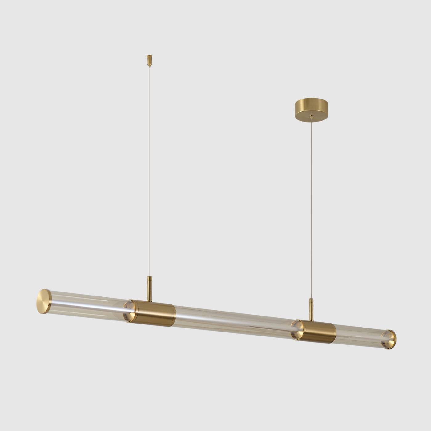 Светильник подвесной Crystal Lux Lineup LINEUP SP24W LED BRASS