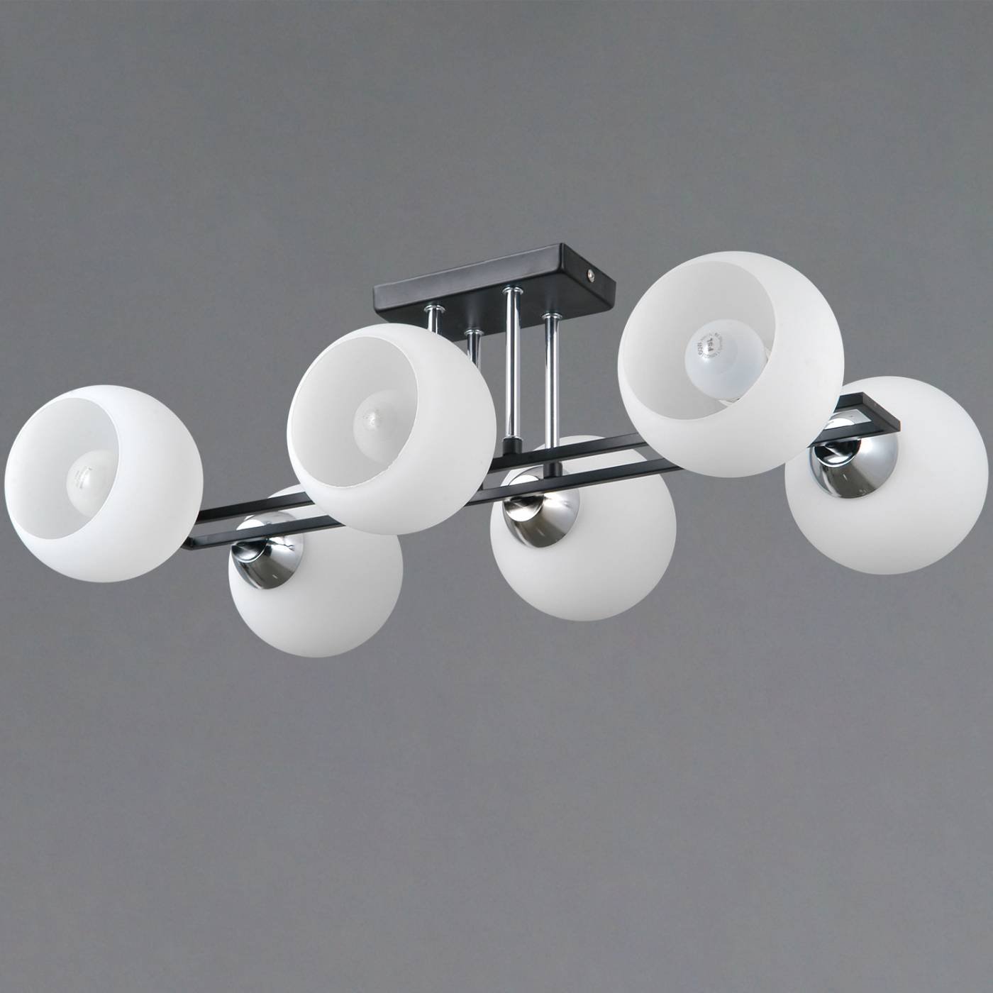 Потолочная люстра ILLUMICO IL0791-6CSQ-25 BK CR TRENTO