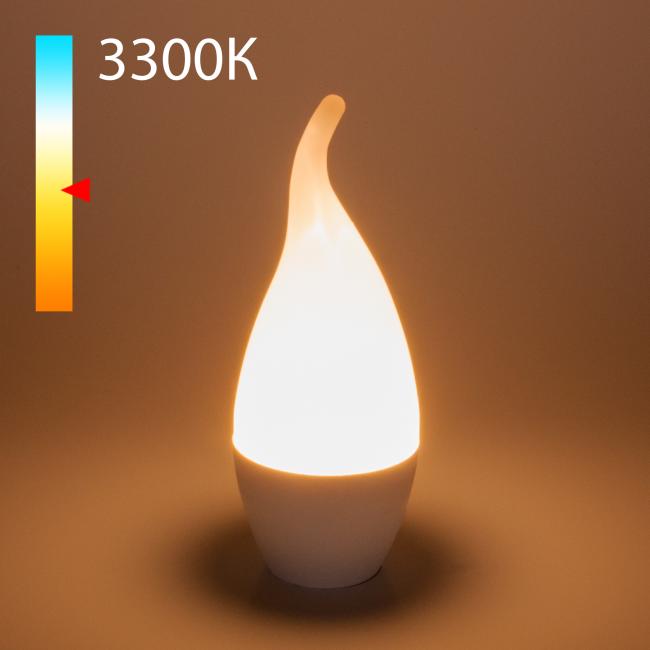 Светодиодная лампа Elektrostandard Свеча на ветру Свеча на ветру СDW LED D 6W 3300K E14 (BLE1434)