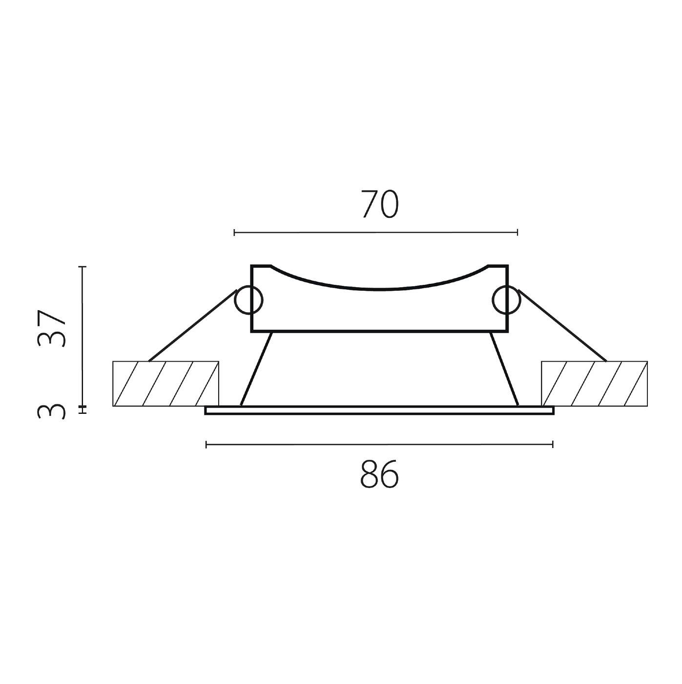 Встраиваемый светильник Lightstar Levigo 012126