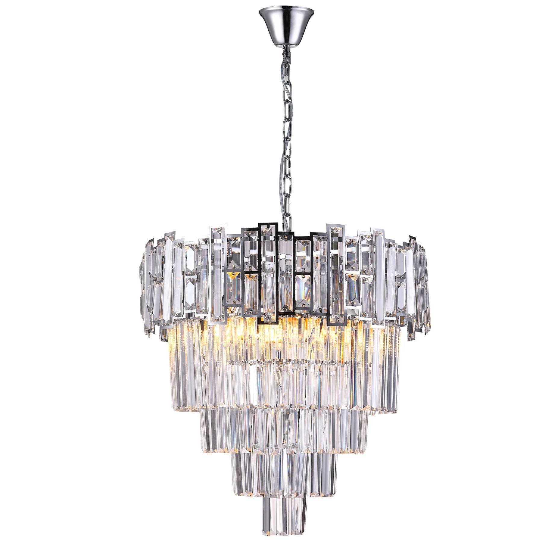 ROSSANA 81425/8C CHROME Подвесная люстра Natali Kovaltseva Rossana ROSSANA 81425/8C CHROME