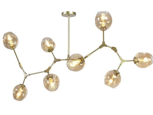 Потолочная люстра Elvan 113 LU-113/8-Е27-Gl