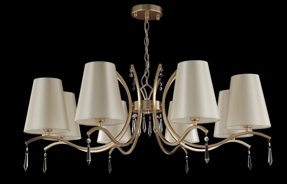 RENATA SP8 GOLD Подвесная люстра Crystal Lux Renata RENATA SP8 GOLD