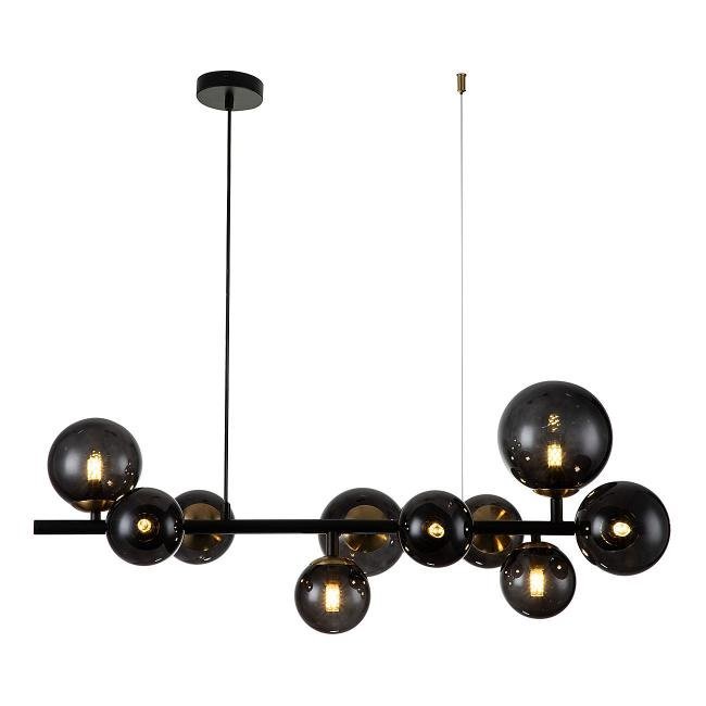 V000196 Подвесная люстра Indigo Molecola 11018/10P Black V000196