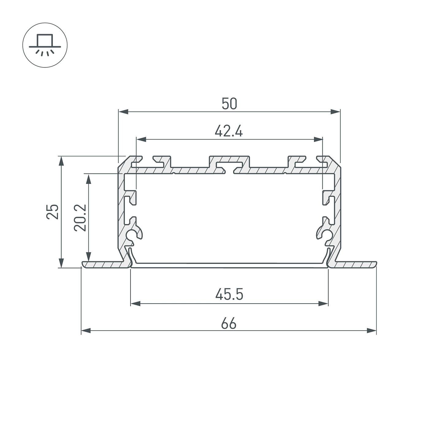 028919 Профиль Arlight Klus-Power 028919