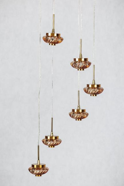 Люстра каскадная Gerhort G52140 G52146/6BRS TEA