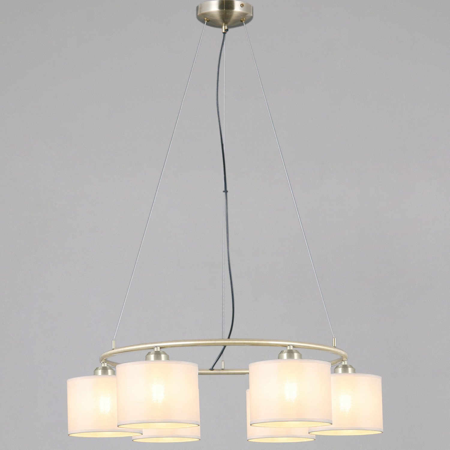 IL0908-6PSQ-26 AB DS Подвесная люстра ILLUMICO IL0908-6PSQ-26 AB DS