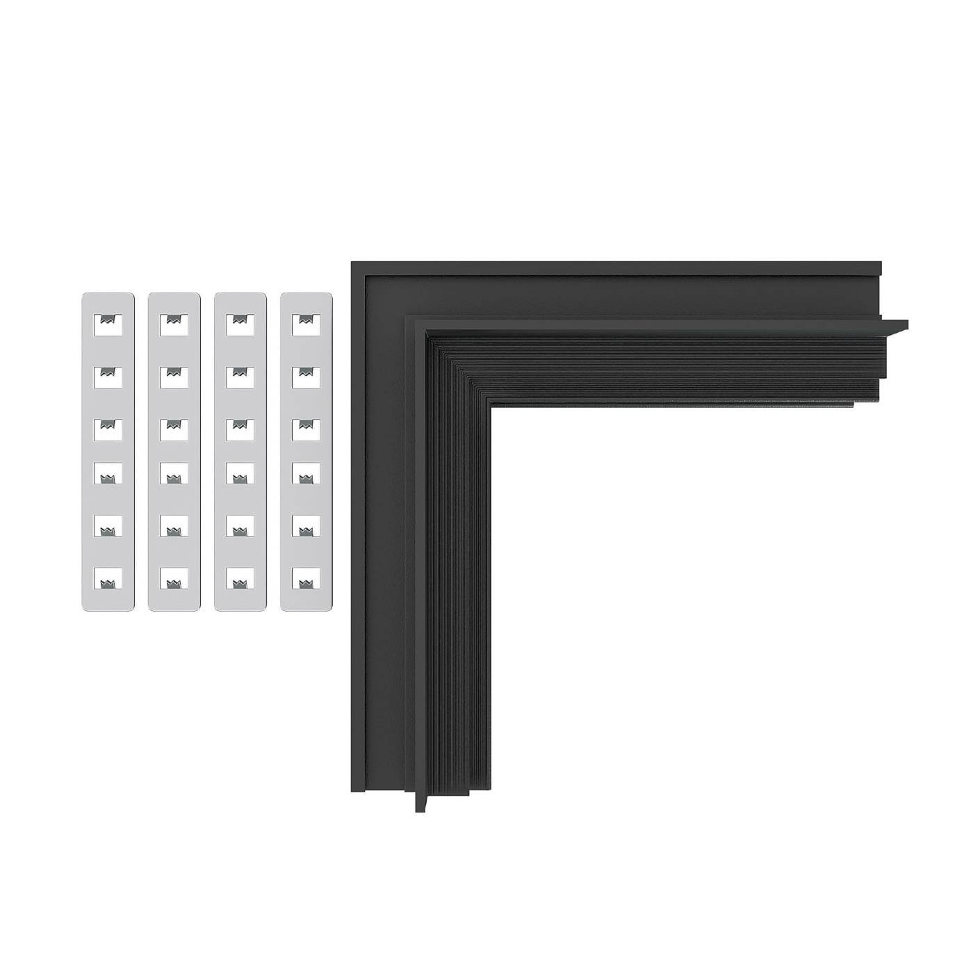 ST1007.449.12 Внутренний угол-соединитель для встраиваемого магнитного шинопровода под ГКЛ 12мм ST Luce Skyline 48+ ST1007.449.12