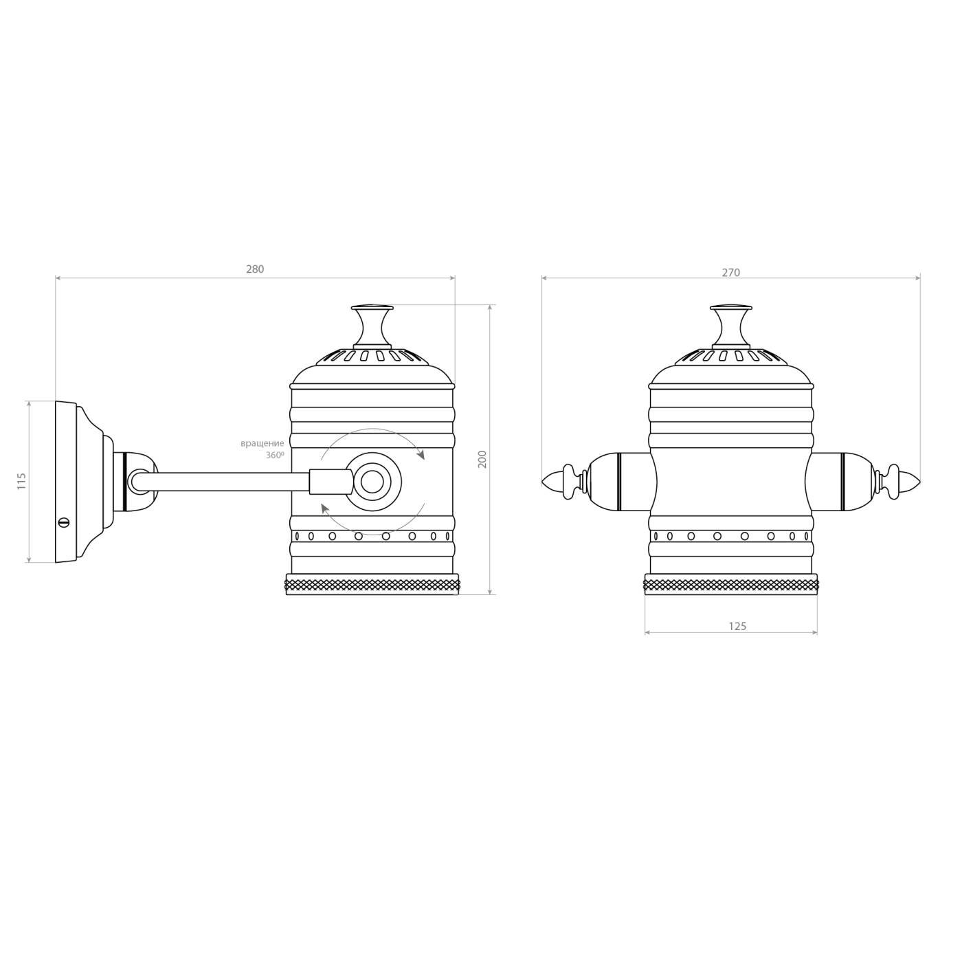 WL-58877 Настенный светильник Covali WL-58877