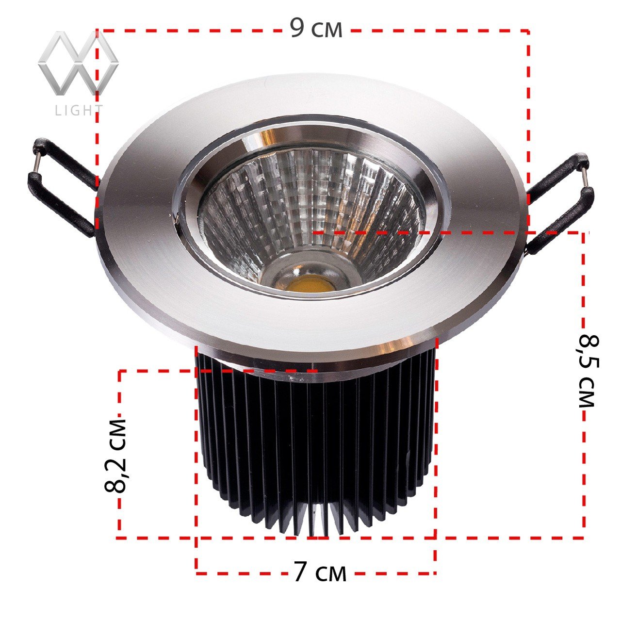 637013901 Встраиваемый светильник MW Light Круз 637013901