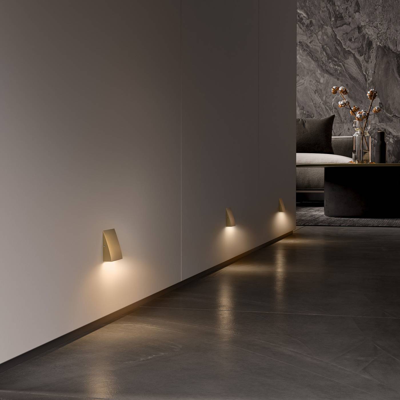 Подсветка для ступеней Elektrostandard Wally 40159/LED 3000K Латунь