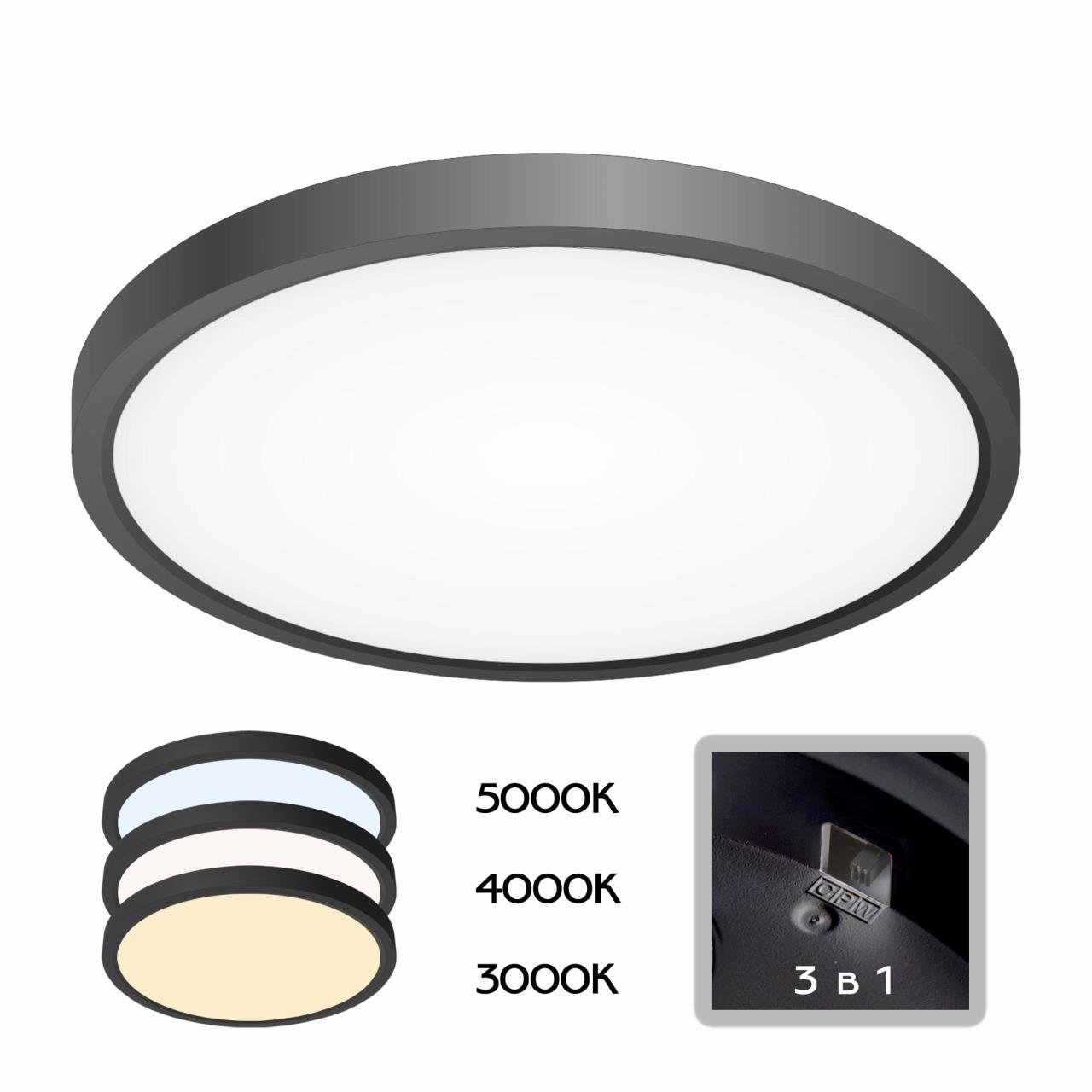 CL738241V Потолочный светодиодный светильник Citilux Бейсик CL738241V