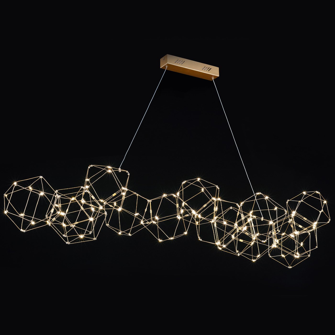 MD18001068-14A matt gold Подвесная люстра Delight Collection Lucciola MD18001068-14A matt gold