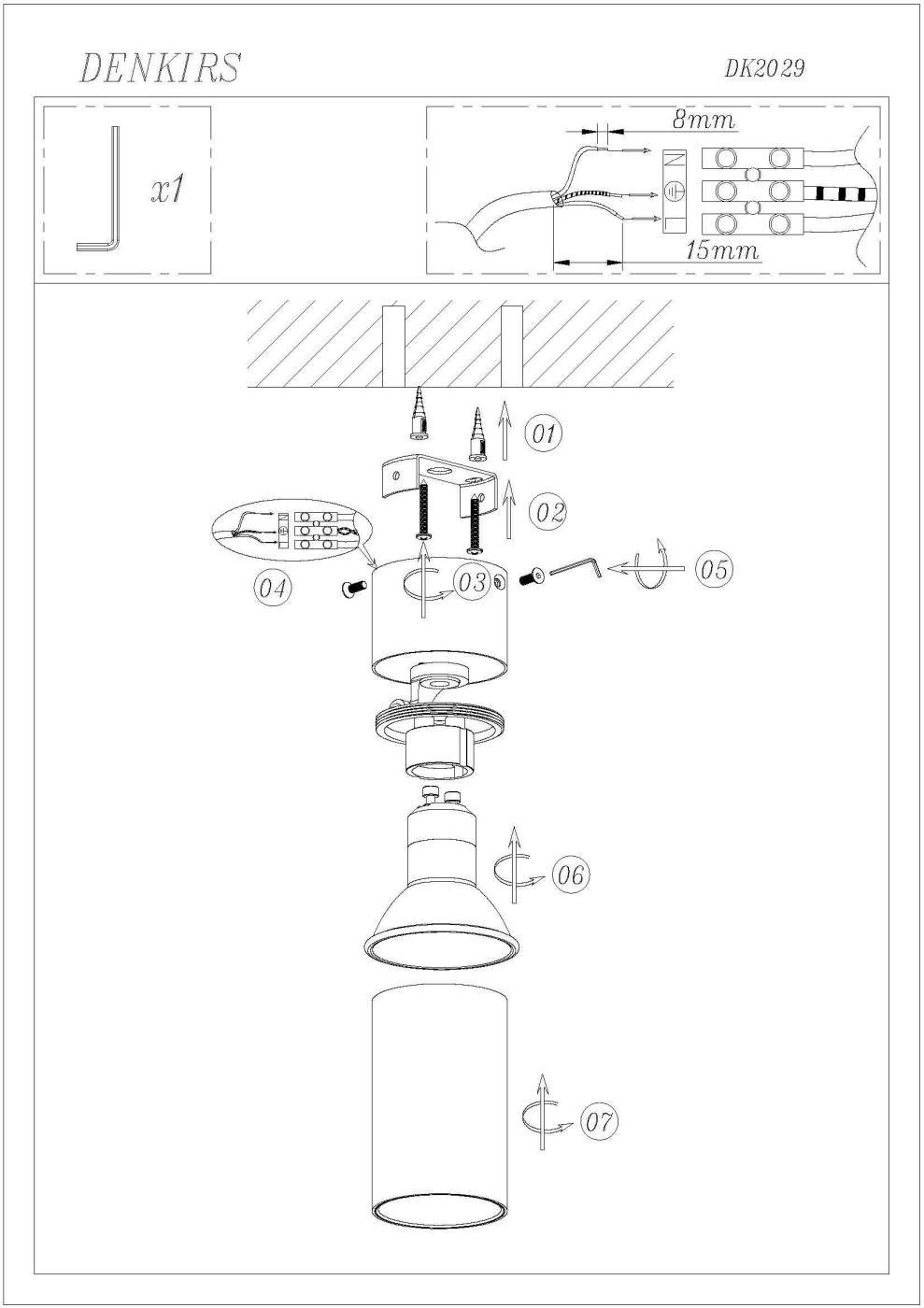 DK2029-WH Накладной светильник Denkirs Dk2029 DK2029-WH